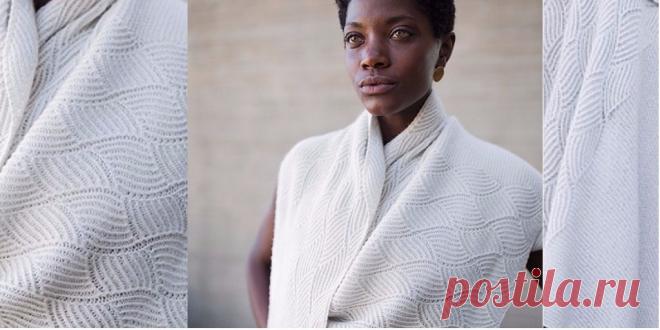 Шарфы и шали, вязаные спицами и крючком, схемы и описания - Вяжи.ру - модели 6