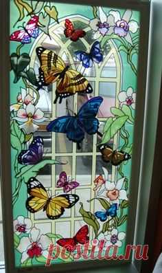 Butterflies ♥ Stained Glass ♥ Beautiful