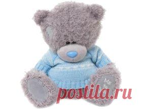 Мишка Me To You, в голубом свитере, 25 см