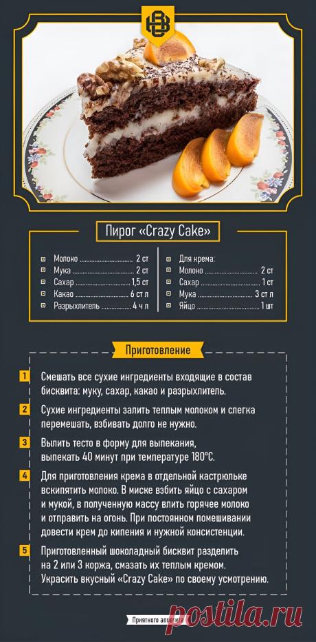 Пирог "Crazy Cake"