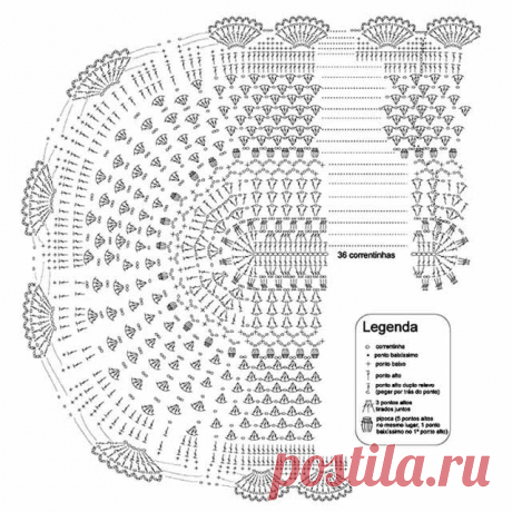 Вязаные ковры крючком из шнура. Схемы | Уют и тепло моего дома