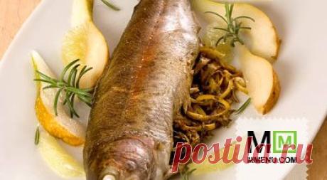Форель с грушами и лаймом - кулинарный рецепт. Миллион Меню