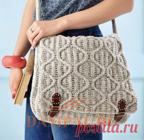 Вязаная сумка для ноутбука | DAMские PALьчики. ru