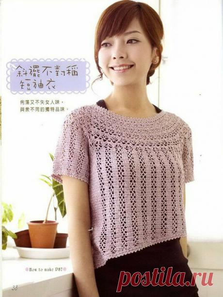 Копилка Узоров / Ажурные узоры крючком из японского журнала "LET'S KNIT SERIES" | Копилка Узоров / схемы вязания | Яндекс Дзен