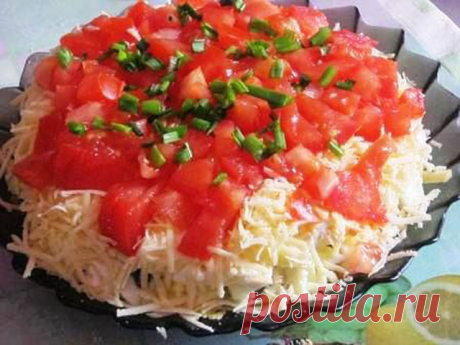 Салат «Синьор помидор» — очень нежный и вкусный!