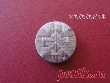 わたしに御褒美　～モールドの糸ボタン～ - ディスクモールドのボタン(wrapped buttons)