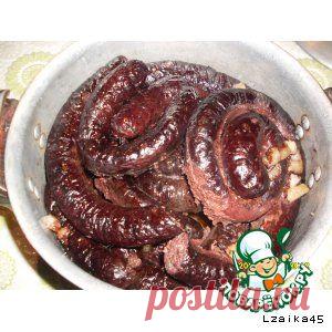 Колбаса "Домашняя кровянка" (КИШКА) - кулинарный рецепт