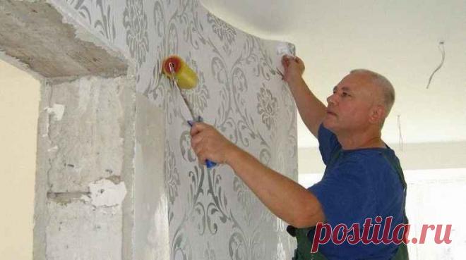 Как правильно отмерять обои и обрезать их, чтобы всегда совпадал рисунок — Строительство и отделка — полезные советы от специалистов