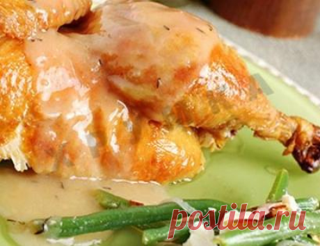 Аппетитная курочка со стручковой фасолью