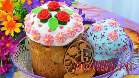 Глазурь из маршмеллоу для кулича, которая не крошится и не осыпается