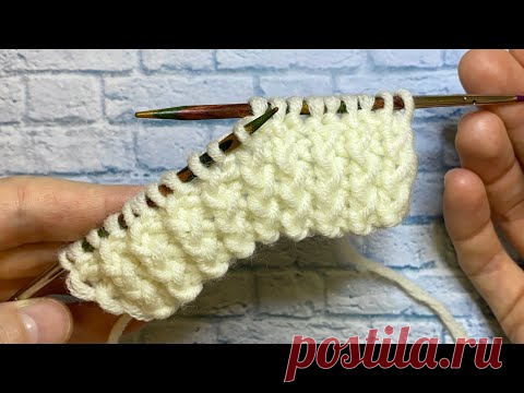НЕОБЫЧНАЯ резинка спицами