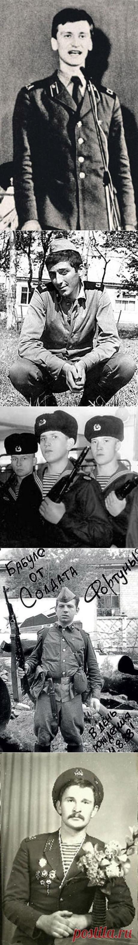 ЗНАМЕНИТОСТИ ВО ВРЕМЯ СЛУЖБЫ В АРМИИ