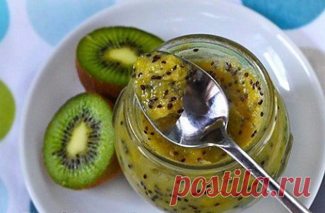 Зимний джем из киви | Банк кулинарных рецептов