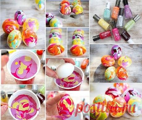 Быстрые рецепты и советы Отчаянные домохозяйки: идеи для farabanje яйца с лаком для ногтей