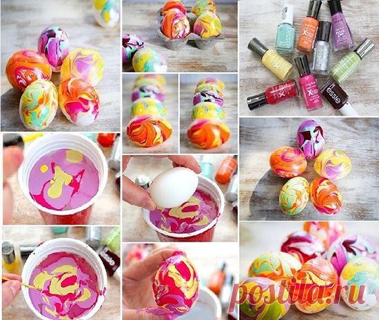 Быстрые рецепты и советы Отчаянные домохозяйки: идеи для farabanje яйца с лаком для ногтей