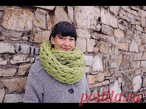 How to Make 30 Minute Infinity Scarf - Knit - Handimania
