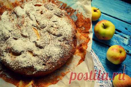 Шарлотка с яблоками и грушами. Рецепт с пошаговыми фото