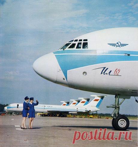 Ил-62 Фото. Видео. Схема салона. Характеристики. Отзывы.