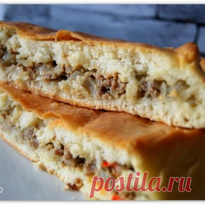 Мясной пирог  по мотивам грузинского блюда Кубдари