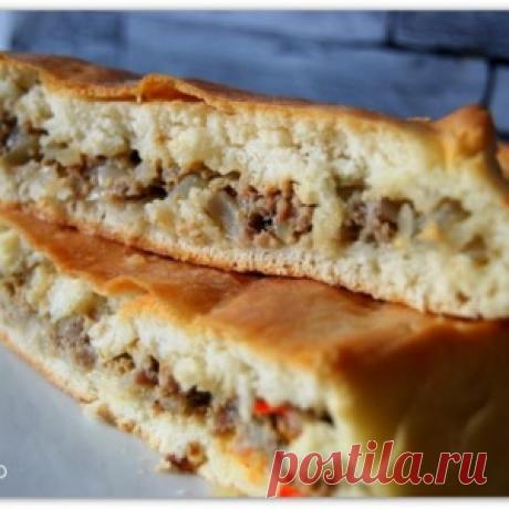 Мясной пирог  по мотивам грузинского блюда Кубдари