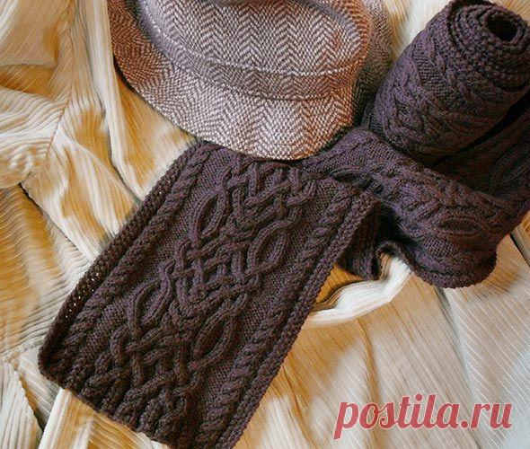 Шарф с кельтским узором (Шарф Cipher )