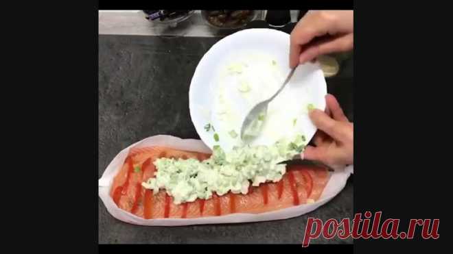 Лосось в духовке