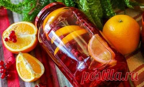 Компот из красной смородины с апельсином на зиму – 4 рецепта