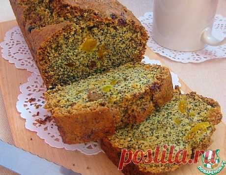 Кукурузный кекс с маком и курагой – кулинарный рецепт