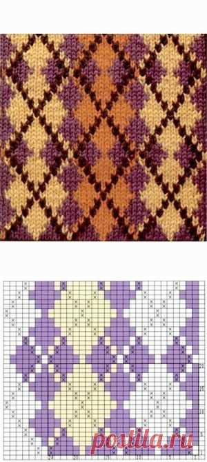 Жаккардовые узоры — Шпуля - сайт о вязании