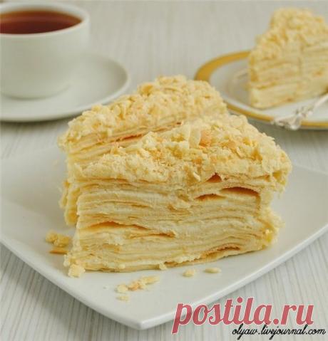 Как приготовить торт наполеон - рецепт, ингридиенты и фотографии