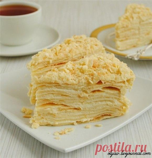 Как приготовить торт наполеон - рецепт, ингридиенты и фотографии