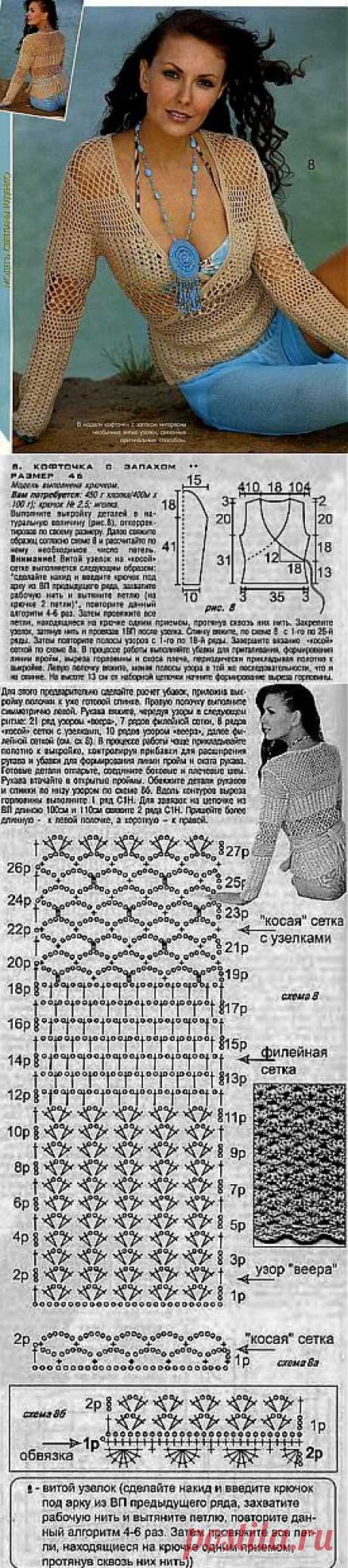 КОФТОЧКА С ЗАПАХОМ.