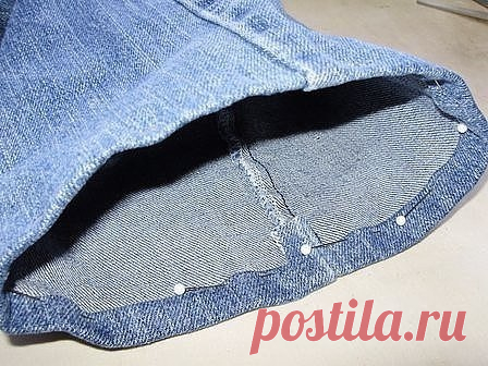 Как подшить джинсы: мастер-класс — Сделай сам, идеи для творчества - DIY Ideas