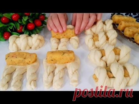 Необычные Пирожки Как Булочки/ Воздушные, Пышные Булочки / ПИРОЖКИ.