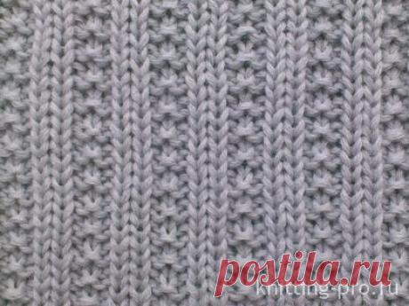 Узор "Бисерная резинка"
Вязка односторонняя, используется при вязании различной одежды, в том числе и как отделка. Количество петель кратное 5 плюс 2 петля для симметрии плюс 2 кромочные. Для образца набираем 34 петли и вяжем по схеме.
Описание работы:
Показать полностью…