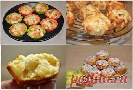 Сочные яблочные кексы | Поваренный сайт