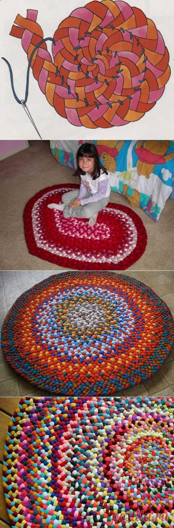 Коврики из кос Braided Rugs