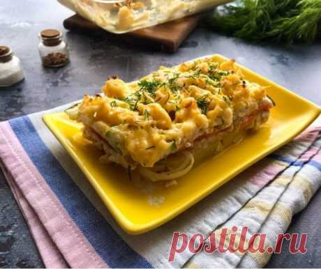 ​Куриная запеканка с овощами
