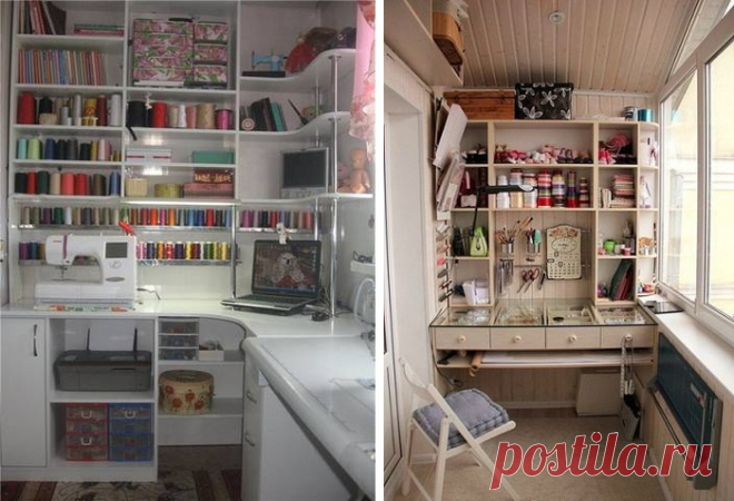 [Шитье] Обустройство домашней швейной мастерской + обзоры примеров, секреты, идеи
