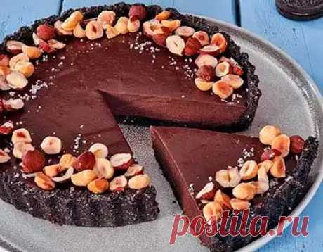 Пирог с пралине без выпечки – как приготовить