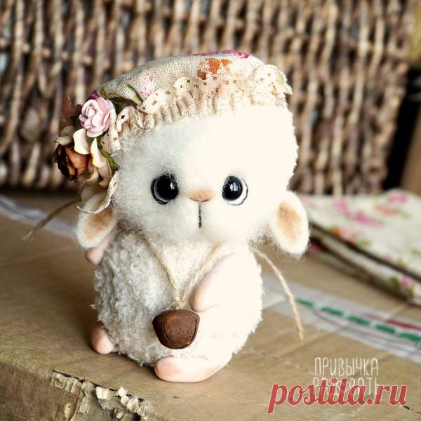 Купить ПУКИ - бежевый, привычка радовать, Алейникова Александра, овечка, тедди, друзья тедди