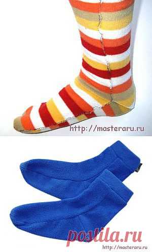 ШЬЕМ НОСКИ ЗА 5 МИНУТ | masteraru.ru