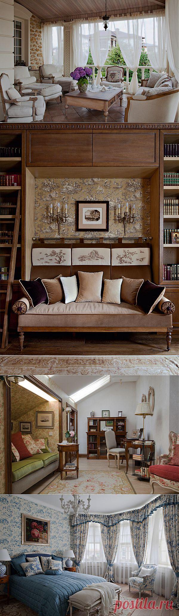 Дом в Подмосковье, 450 м² | дом в прованском стиле, обжитой и уютный, но по возможности без узнаваемой мебели из московских салонов и очень индивидуальный в деталях.