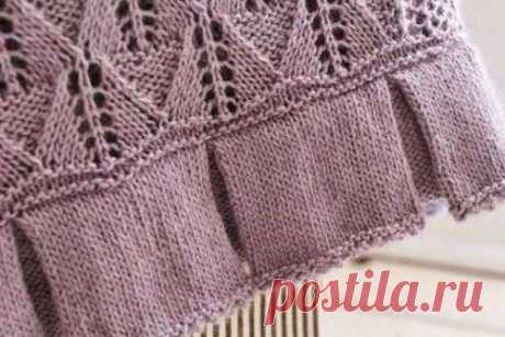 Плед, связанный спицами. Описание и схемы вязания бесплатно/Пледы. Покрывала. Подушки/Вязание/Статьи / Шитье, вязание, рукоделие, бисероплетение