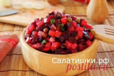 КАК ПРИГОТОВИТЬ ВИНЕГРЕТ С ФАСОЛЬЮ | Рецепты вкусных салатов