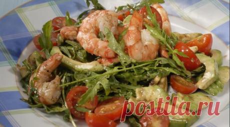 Салат из авокадо с креветками. Пошаговый рецепт с фото на Gastronom.ru