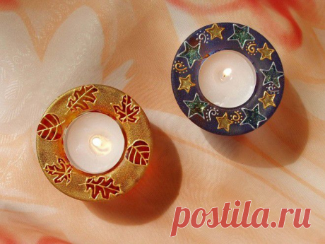 Расписные подсвечники