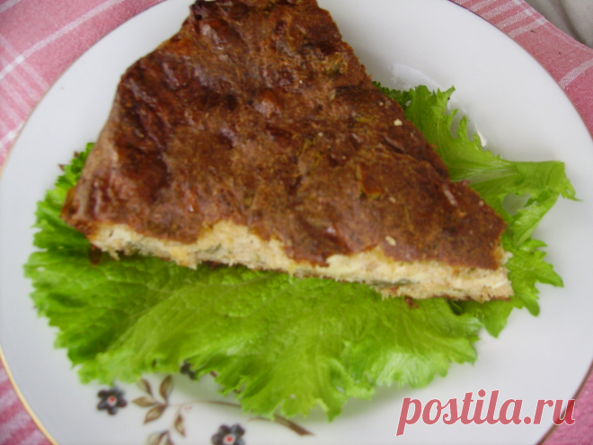 Закусочный пирог из подручных продуктов