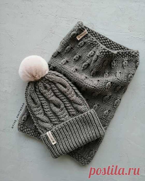Интересный снуд от five_knitwear