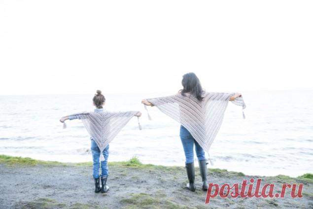 Шаль на осень своими руками — 5 схем для вязания | Креаликум